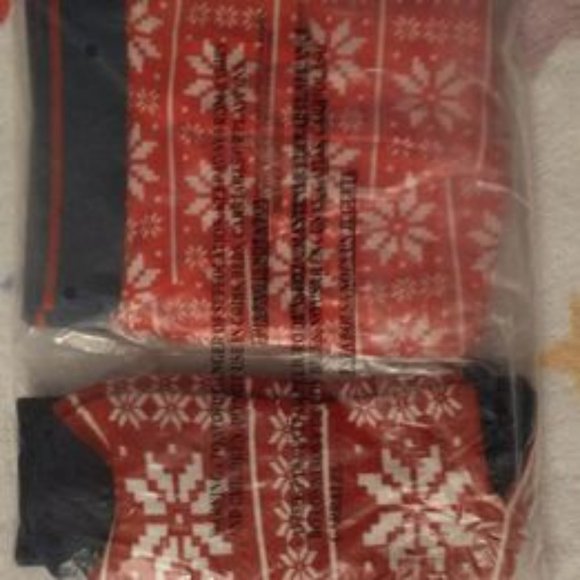 NEW mens socks and underwear set, red w/ snowflakes, size XL, brand - With Love - Picture 2 of 2
